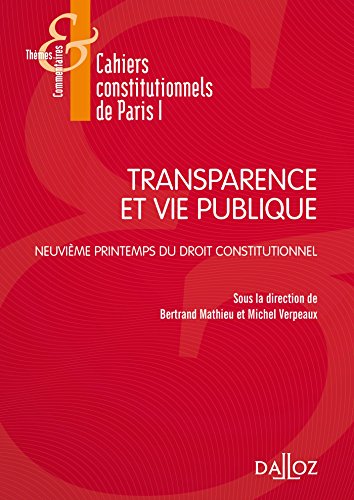 Transparence et vie publique
