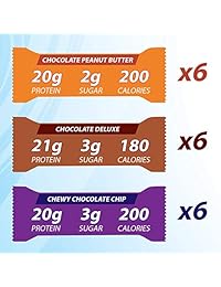 Barra de proteína Pure Protein, paquete variado, 1, 1