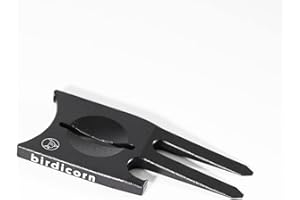 Birdicorn Golf Divot Repair Tool & Golf Ball Marker 6-in-1 Golf Divot Tool (Heavy Edition)
