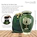 Trupoint Memorials Cremation Urns for Human Ashes, Tree of Life Decorative Burial Urn for Adult Men and Women, Large Green