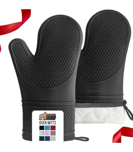 Cuisine Résistant À La Chaleur Silicone Gant Four Pot Titulaire De