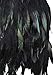 8028 - Plus Size Sexy Feather Mini Skirt Black
