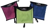 #1 Microfiber Sports Towel: BEST Gym & Travel Towel! Quick Dry Bath, Beach, Golf & Yoga Towel All in 1!