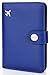 ZOPPEN Rfid Blocking Travel Passport Holder Cover Slim Id Card Case, #2 Prussion Blue
