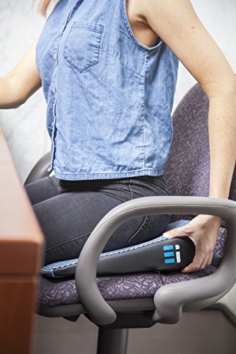 Memory Foam Car Seat Cushion: Breathable, Non Slip, Dual Layer Memory and Polyurethane Lumbar Support Pad; Orthopedic, Coccyx, Pelvic, and Sciatica Pain Relief Wedge for Cars Trucks and Office Chairs
