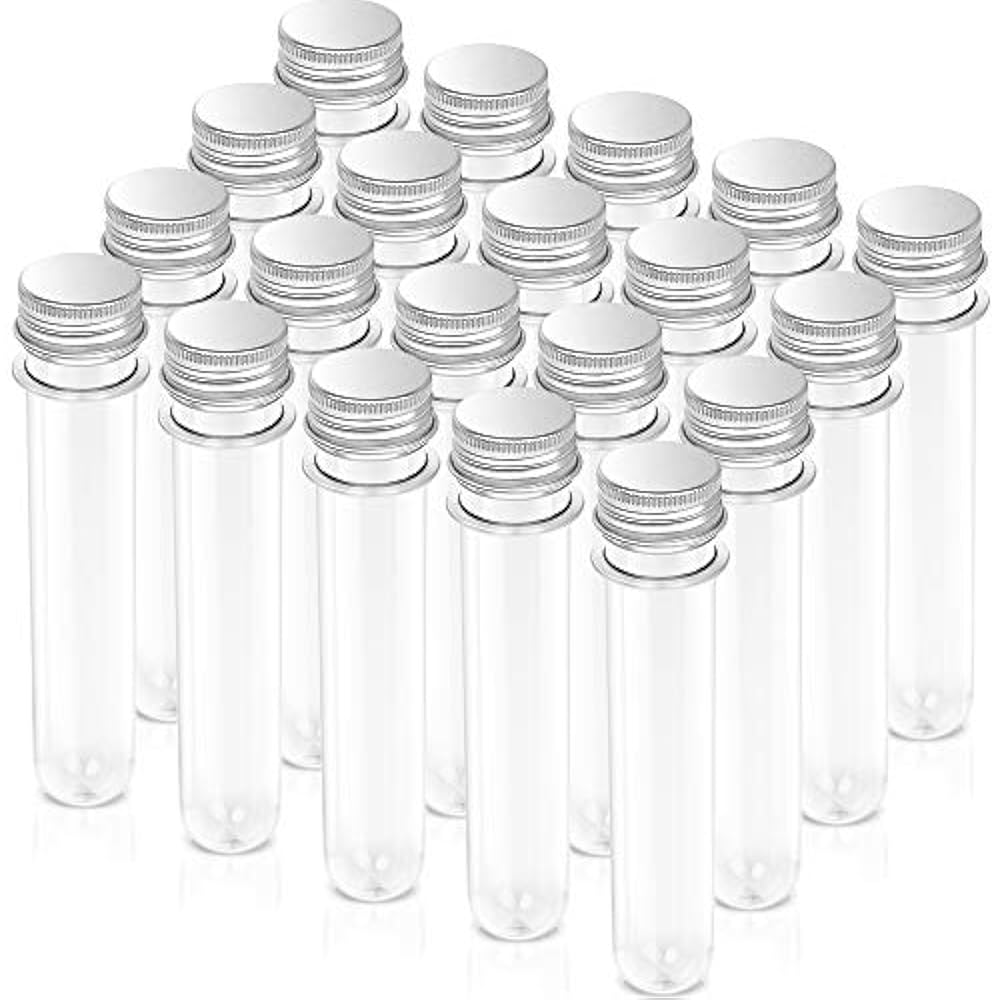 20PCS Science Party Test Tube, Scroll Saw Blade Storage Tubes, Mad
