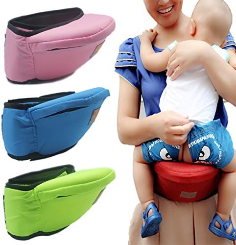 ENLINA Baby Toddler Hip Seat Carrier Baby Waist Seat (red)