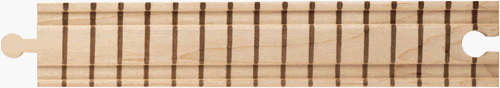 Wooden Train Track - 8-inch straight - Made in USA