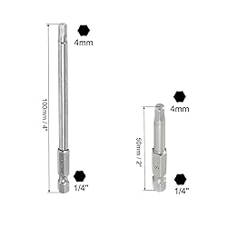 uxcell 1/4" Hex Shank 50mm and 100mm Screwdriver