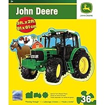 MasterPieces John Deere Plowing Through Floor Puzzle, 36-Piece