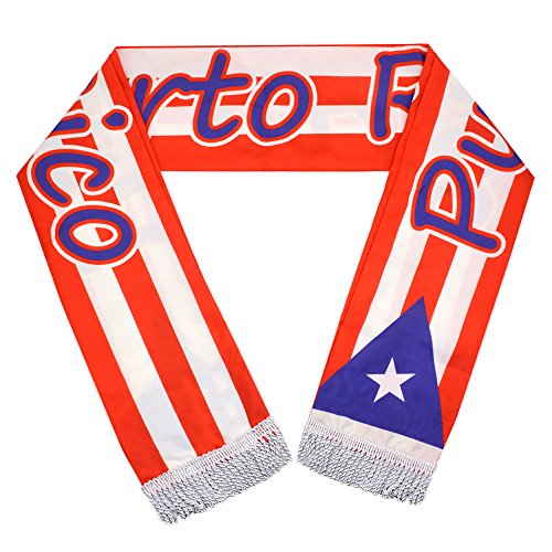 Soccer Suit Fans Scarf, Puerto Rico Soccer Scarf