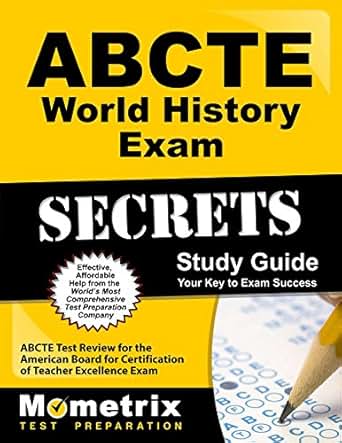 Amazon Com Abcte World History Exam Secrets Study Guide