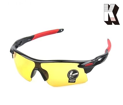 Amazon Com Anti Glare Night Vision Driving Glasses Wraparounds