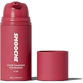 Smooche Color Changing Foundation - Skin Tone Adapting Liquid Foundation for Women, Self Adjusting Natural Finish, Blurs Imperfections &amp; Fine Lines, SPF 15,1.01 Fl Oz