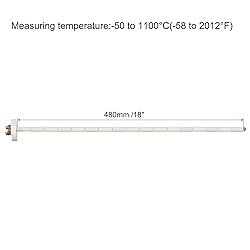 MECCANIXITY 18" K Type Ceramic Kiln Furnace Probe