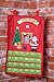 Clever Creations Christmas 24 Day Hanging Cloth Advent Calendar | Red and Green Santa Christmas Design | Traditional Holiday Christmas Decor Theme | Perfect for Home or Office | Measures 22.5