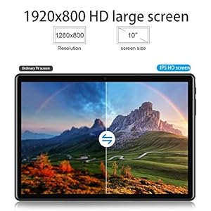AOYODKG Tablet 10 Pollici con 4GB RAM, 64GB ROM, Android 9.0 Tablet PC 4G LTE, 5.0 MP + 8.0 MP, WiFi | Quad core | GPS… - immagine 5