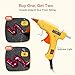 Hot Glue Gun, TopElek Upgraded 15W/25W Dual Temp Mini Glue Gun with 30pcs Glue Sticks, High Temp Melt Glue Gun, Anti-hot Cover for DIY School Craft Projects, Home Quick Repairs, Festival Decoration