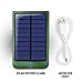 2600mAh Portable Solar Phone Charger and External Battery Pack with 1.5A USB Charging Port by ReVIVE - Works with Samsung Galaxy S8, iPhone 7, HTC One M9, Motorola Droid Turbo, & More USB Devices