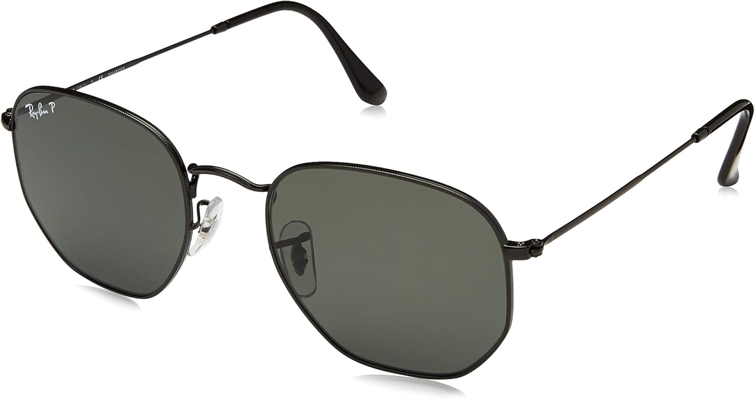 RayBan RB3548N Flat Lenses Unisexadult Hexagonal Sunglasses, Lens