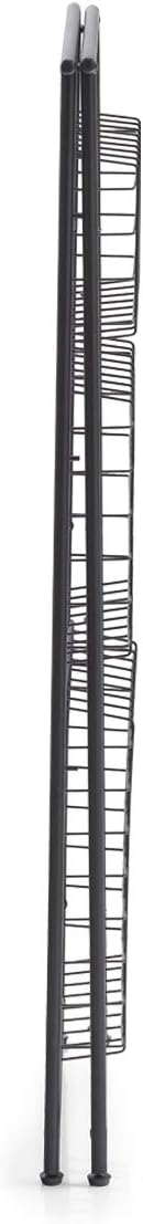 Zeller Shelving Unit 3 Layers Metal Black, ca. 43 x 30 x 90 cm - Image 5