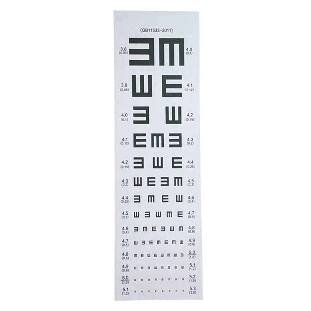 Cjdq Eye Chart Wall Chart Standard Home Ultra Thin 5 Meter Vision