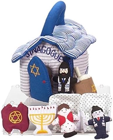 Synagogue Quiet Book - Jewish Plush Book - Facbric Jewish Symbols - Jewish baby Toy