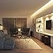 LE 16.4ft LED Strip Light, Super Bright, 300 LEDs SMD 5050, Non-Waterproof LED Tape, Flexible Rope Light for Home, Kitchen, Under Cabinet, Bedroom, 12V Power Supply Not Included, Warm White