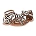 DREAM PAIRS Women's Summer Trendy Print Gladiator Flat Sandals
