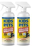 KIDS 'N' PETS Brand Stain & Odor Remover, two pack 27 fluid ounces (54 ounces total)
