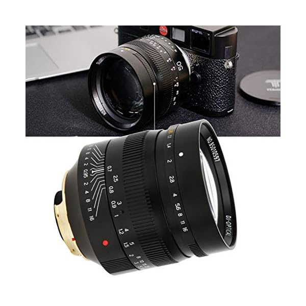 Plyisty 50 mm F0,95 Full Fame Manuelles Objektiv mit großer Blende für spiegelloses Leica M-Mount-Kamera-Porträt mit… – Bild 8