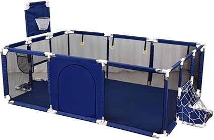 Child Fence Baby Und Kleinkinder Laufstall Sicherheitslaufstall Baby Laufgitter Kinder Kinderlaufstall Zelt Zum Spielen Drinnen Oder Draussen Super Fur Indoor Und Kleinkind Sicherheitstore Blau Amazon De Kuche Haushalt