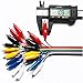 Haitronic Unique 2 in 1 alligator clip to dupont wire 10pin 20cm male, crocodile clip to jumper wire 10pin 20cm female for test lead Arduino/Raspberry pi/Orange pi/Makey Makey/BBC micro: bit