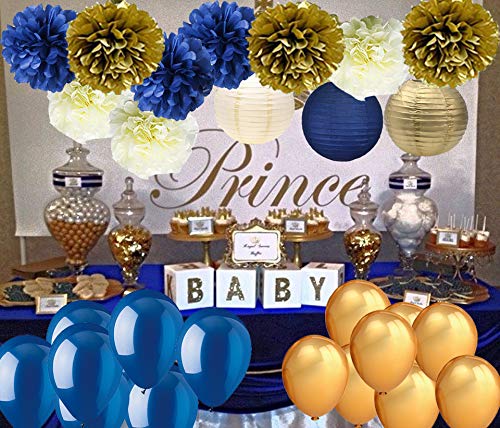 Navy Blue Baby Shower Party Decorations It S A Boy Banner