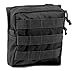 3VGEAR Sidekick MOLLE Utility Pouch - Tactical EDC MOLLE Pouches with Internal Pockets and Elastic Loops for Tactical Gear - Rugged 600D Water-Resistant Polyester - Black