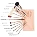 amoore Makeup Brushes 12pcs Makeup Brush set Makeup Brush with Case Foundation Brush Powder Brush