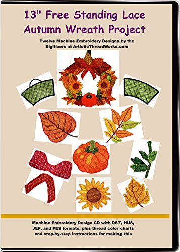 Embroidered Christmas Cards On CD