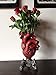 Anatomical Heart Vase, Red Finish