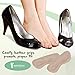 Mintfoot Leather Heel Grips - 10 Pieces - Shoe Liners for Women & Men - Heel Snugs to Stop Blisters & Cuts