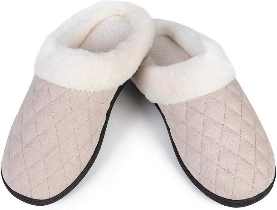 Womens House Shoes Men's Warm Slippers Cotton Home Shoes Comfortable