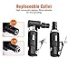 Goplus 2PCS Air Die Grinder Set, Straight/Angled Air Die Grinder Kit with 1/4’’ and 1/8’’ Collets, Compact Air Power Die Grinder for Grinding, Chamfering, Polishing (2PCS Air Die Grinder Set)