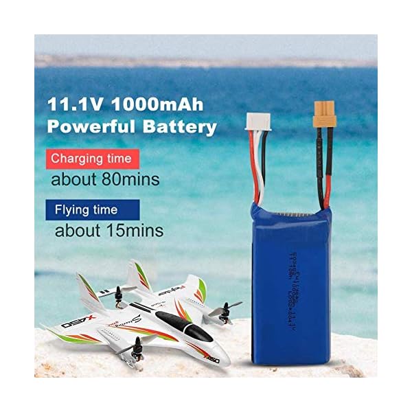 XK X450 RC Flugzeug, 2.4G 6CH RC Segelflugzeug Starrflügelflugzeug, 3 Flugmodelle Bürstenlose RC-Hubschrauber Vertikale… – Bild 8
