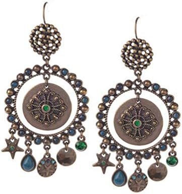 Guanta European and American Female Fashion Earrings Bohemian Long Section Jewelry(C2)