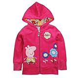 Novatx Peppa Pig Beautiful Girl Spring Fall Hoody Sweater Jacket,5/6Y