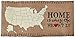 Mud Pie Home is Where The Heart is Pillow Wrap, Gold Leaf Finish