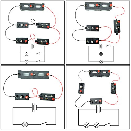 EUDAX School Labs Basic Electricity Discovery Circuit Kit for Introductory Electronics