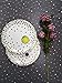 Ottin White and Gold Dots Paper Plates 9'' 48 Counts Disposable Everyday Plates for Wedding Birthday Bridal Shower Baby Shower Engagement Celebrations Daily Using Mother Day