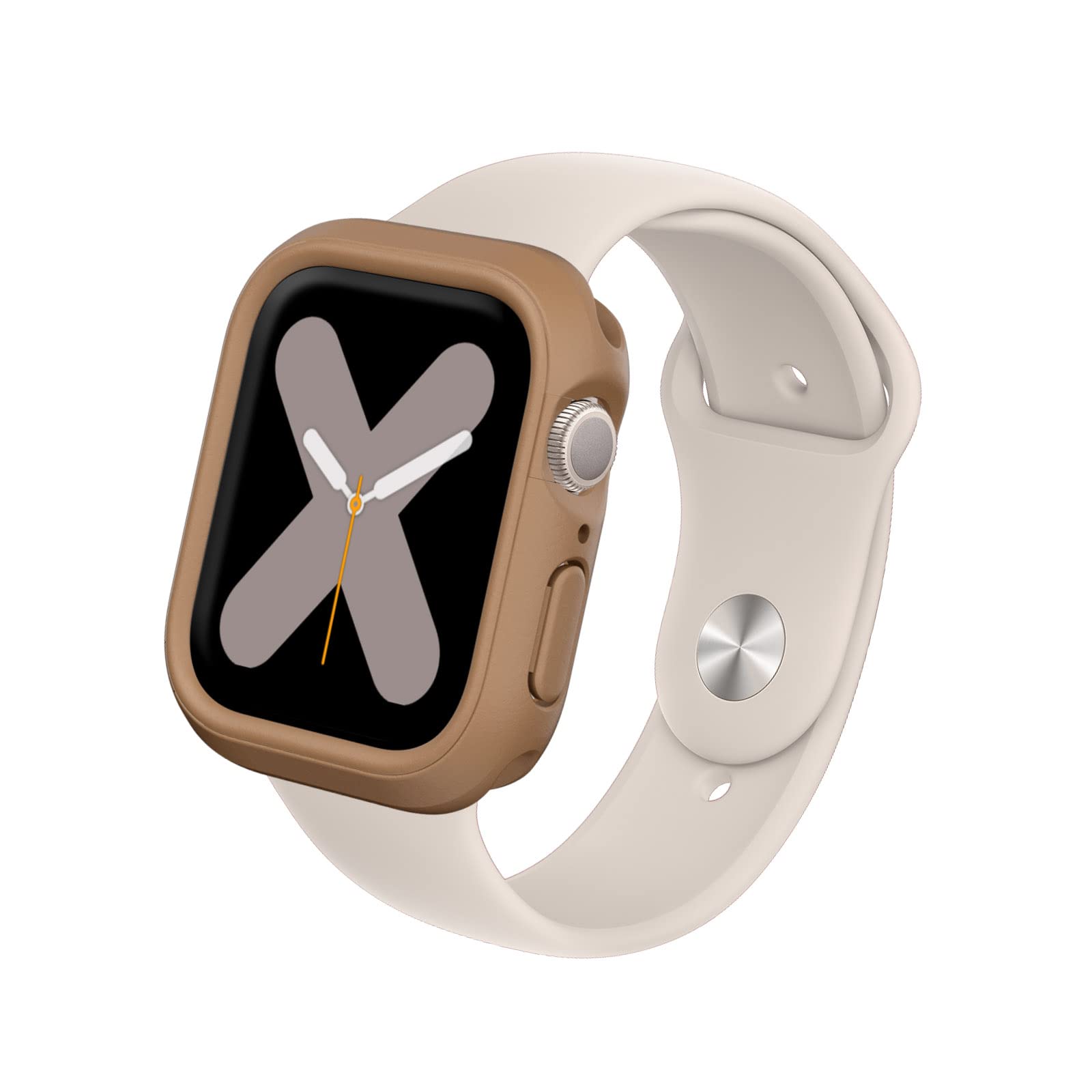 RHINOSHIELD Bumper Case Compatible with Apple Watch Series 9/8 / 7 (45mm) | Slim Protective Case, Lightweight and Shock Absorbent - Antique Bronze โ image 1