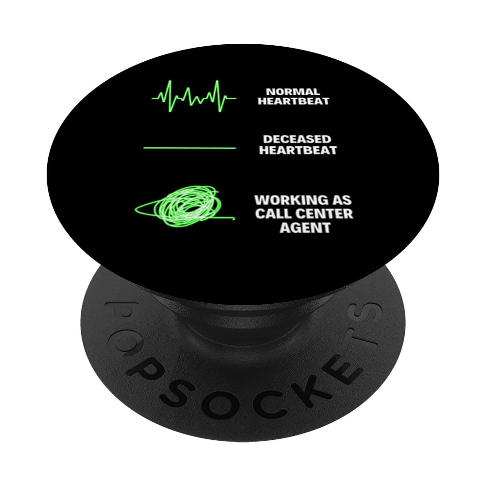 Call Center Agent Wokrer Funny Call Center Jobs PopSockets Swappable PopGrip