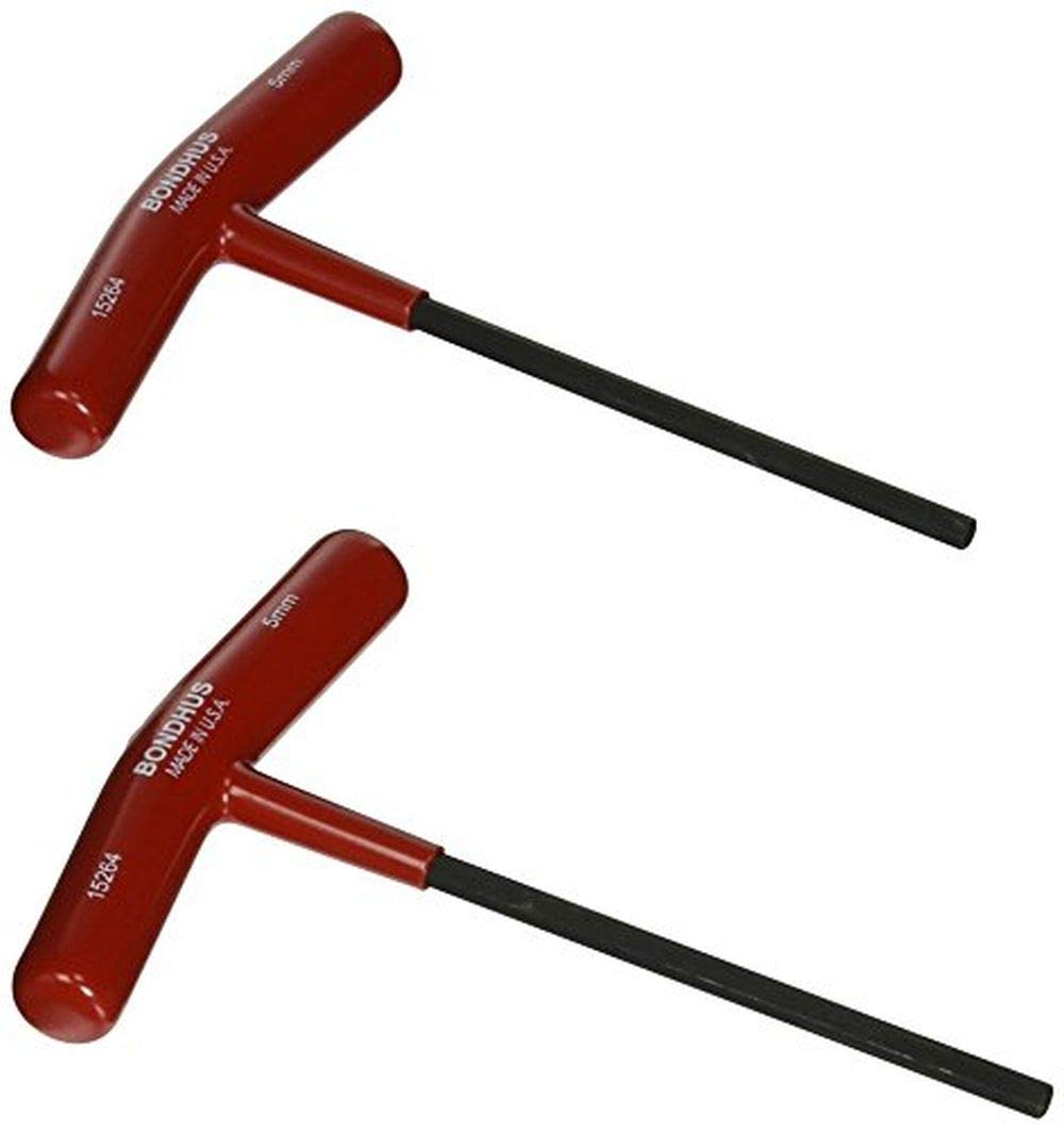 Bondhus, 5MM T-Handle HEX Driver 6", 5MM, 15264